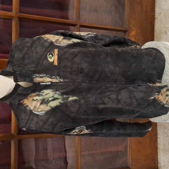 ECLIPSE Mossy Oak Camo Fleece Zipper Jacket L - Picture 2 of 8